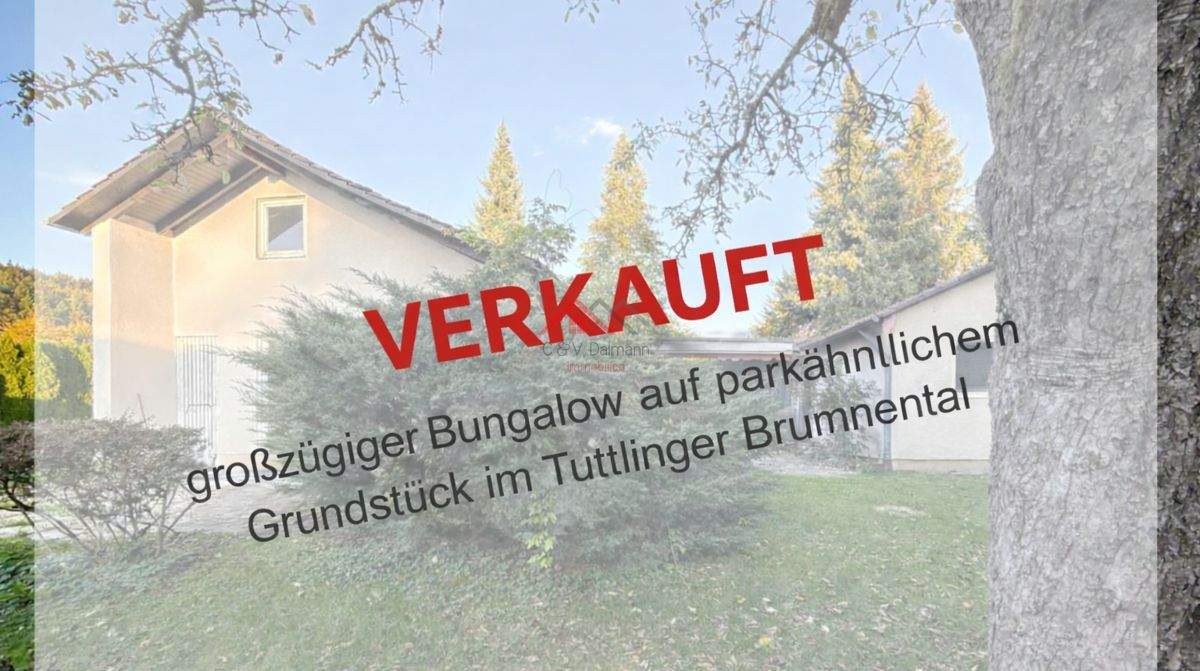 Thumbnail-Großzügiger Bungalow mit Garage auf parkähnlichen Grundstück im Brunnental Tuttlingen