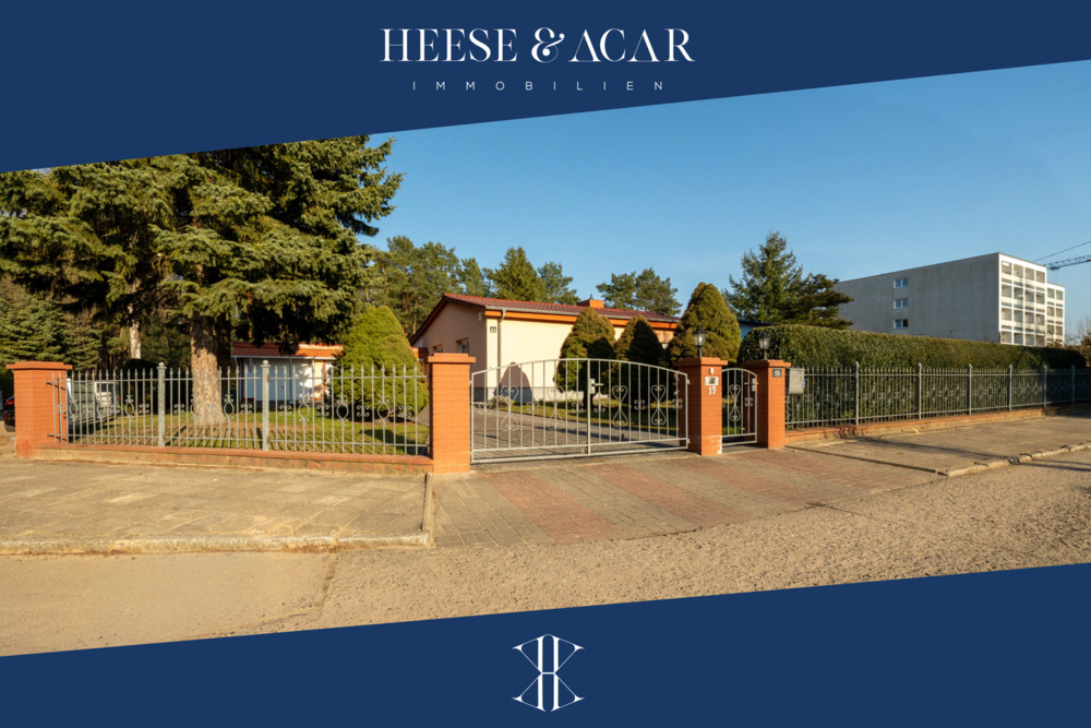 Thumbnail-Unterkellerter Bungalow mit Doppelgarage auf großem, gepflegtem Grundstück in Basdorf am Waldrand