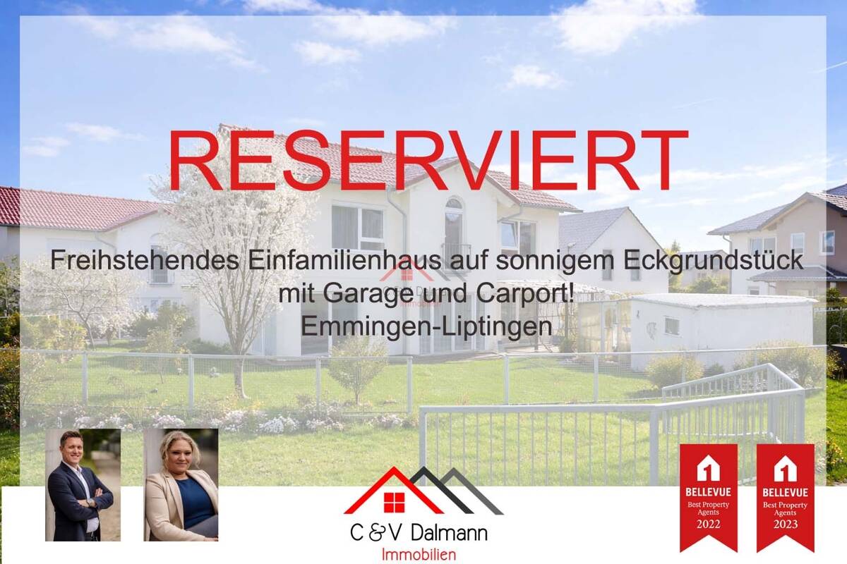 Thumbnail-Sofort bezugsfrei! Freihstehendes Einfamilienhaus auf sonnigem Eckgrundstück mit Garage und Carport!