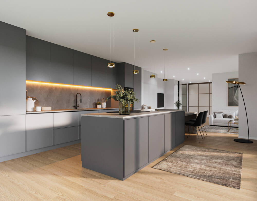 Thumbnail-NEUBAU Eigentumswohnung mit Aufzug, Balkon und Tiefgaragenstellplatz - Nähe Marienbergpark