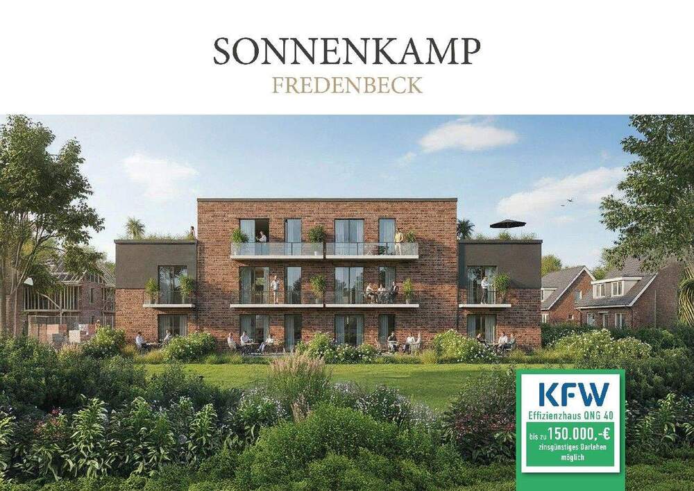 Thumbnail-KfW40QNG: Moderne Erdgeschosswohnung mit eigenem Gartenanteil