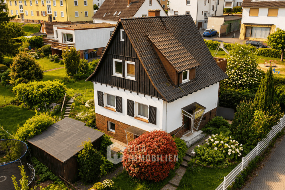 Thumbnail-Familienfreundliches Einfamilienhaus mit Balkon, großer Terrasse & Garten in Butzbach