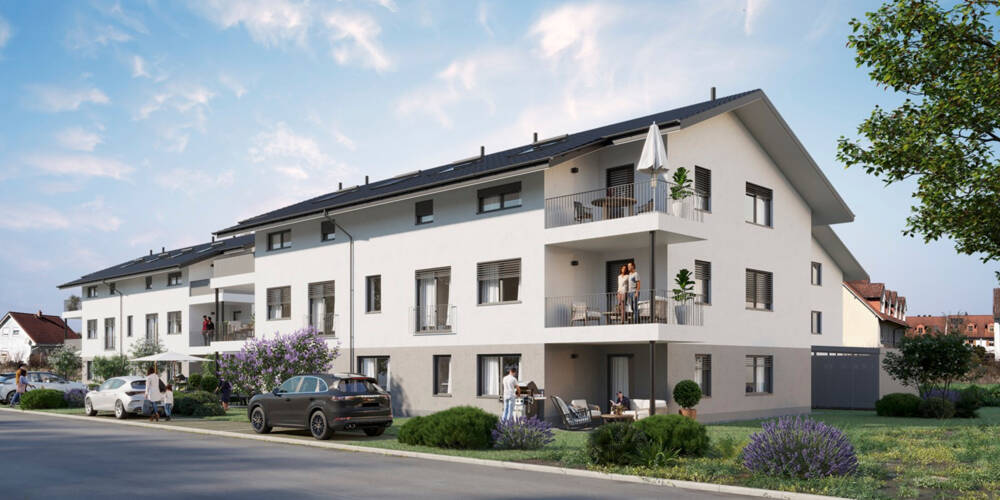 Thumbnail-NEUBAU - Eigentumswohnungen in Untersiemau! Moderne Wohnungen im Obergeschoss mit Balkon und Parkplatzmöglichkeit!