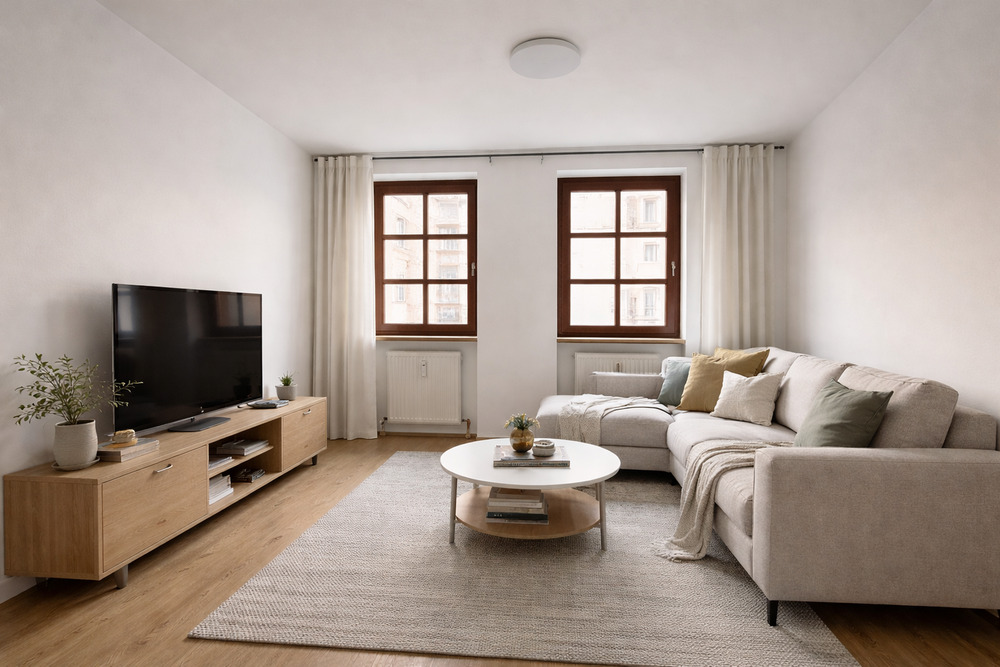 Thumbnail-Hochwertig sanierte 2-Zimmer-Wohnung mit Einbauküche in der Regensburger Altstadt - Wohnung 12