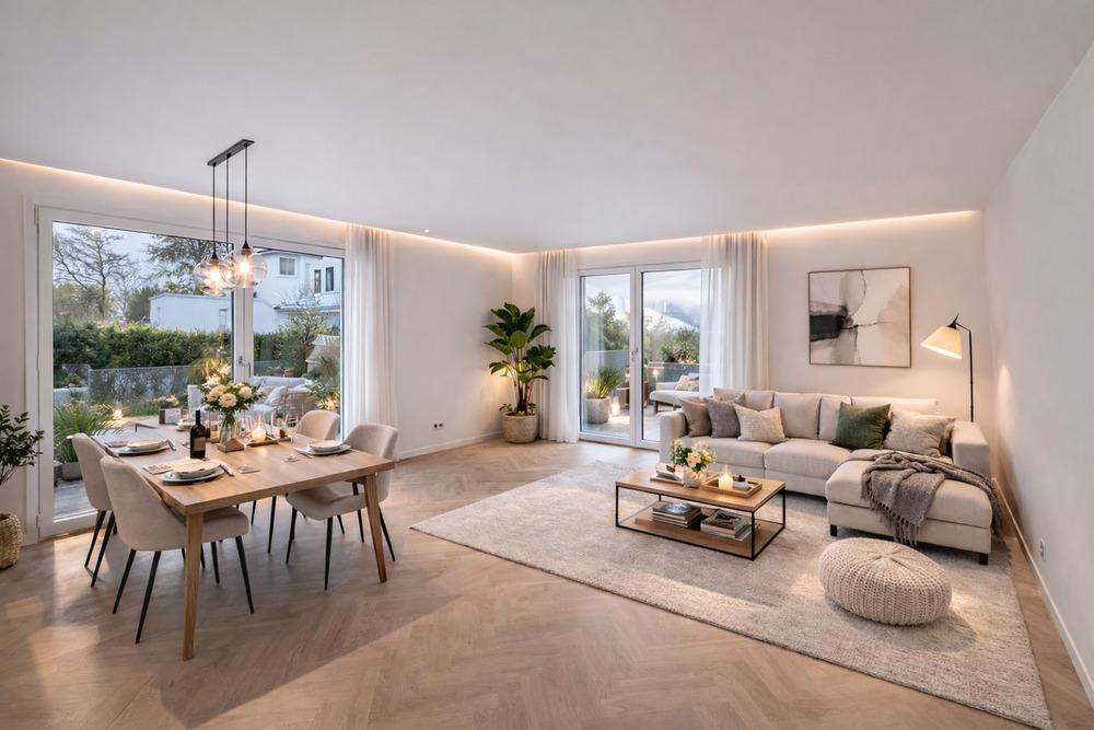 Thumbnail-Unabhängigkeit trifft Design - Neubau-Souterrain mit drei Zimmern im Premium-Viertel Waldperlachs