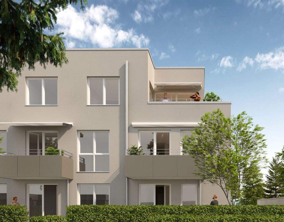 Thumbnail-Sie mögen gute Grundrisse? Herrliche 3-Zi.-Wohnung nahe Ikea, ruhiger Südwest-Garten, Neubau mit Top-Ausstattung... Bad mit Fenster, Abstellraum…