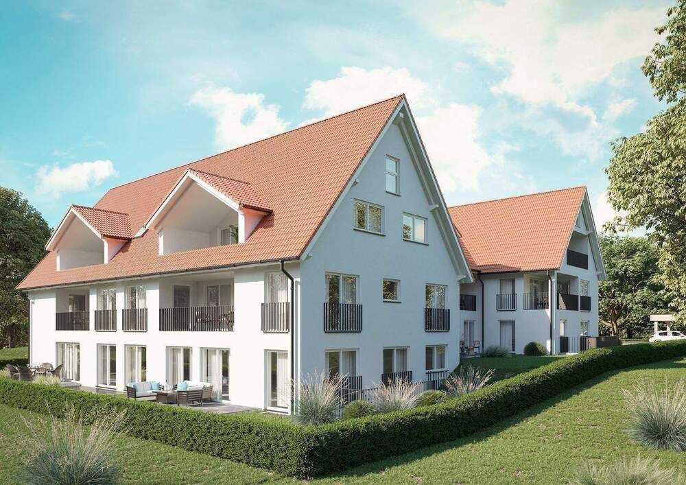 Thumbnail-Neubauwohnung mit Privatgarten in Wittnau, 15 Min. von Freiburg-Zentrum