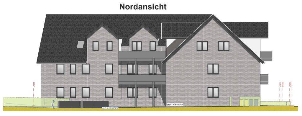 Thumbnail-Neubau! Dachgeschoss-Wohnung mit Balkon, Tiefgarage und Aufzug in Rhade_A2529