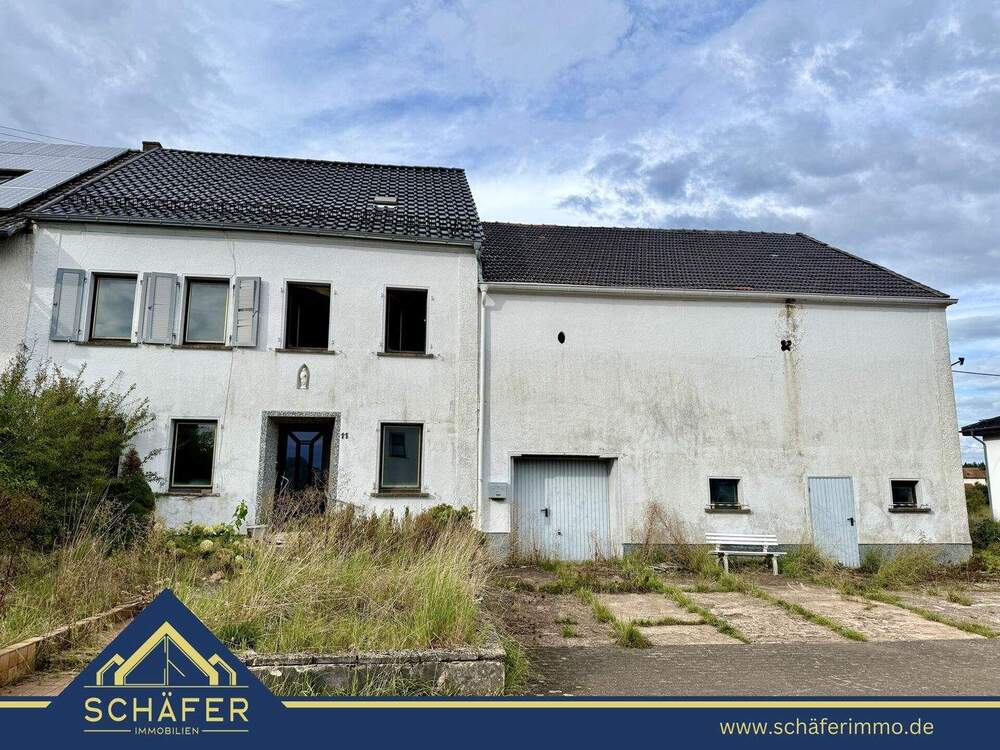 Thumbnail-Großzügiges Grundstück mit Abriss-Sanierungsobjekt in Losheim am See - Niederlosheim zu verkaufen