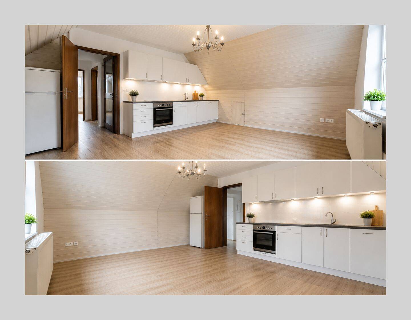 Thumbnail-Gemütliche 2-Zimmer-Dachgeschosswohnung mit ca. 55 m² Wohnfläche zu vermieten!