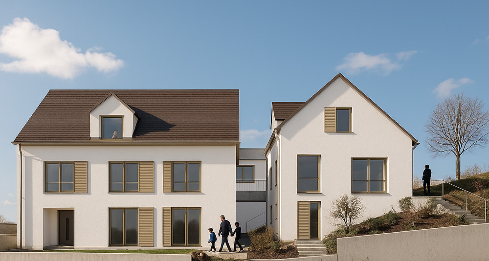 Thumbnail-Neubauwohnung in Hödingen mit Teilseesicht