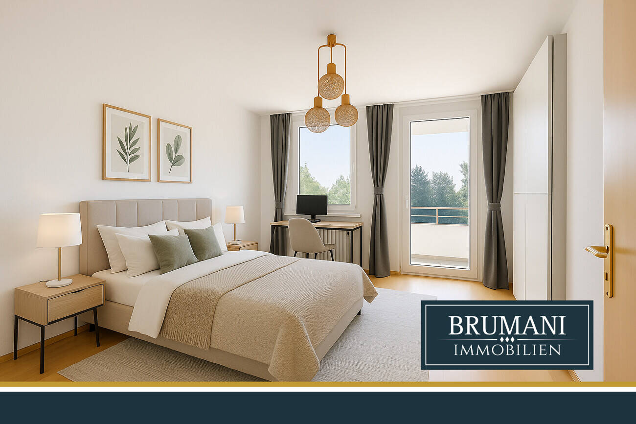 Thumbnail-BRUMANI | Helle 3-Zimmer-Wohnung mit zwei Balkonen und Aufzug in gepflegter Lage, Freiburg-Zähringen