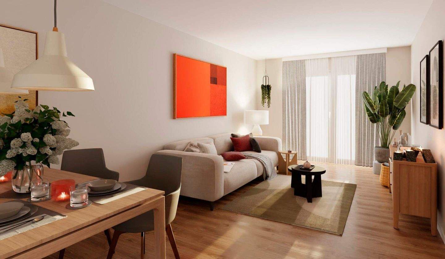 Thumbnail-2-Zi.-Eigentumswohnung mit Loggia in Südausrichtung