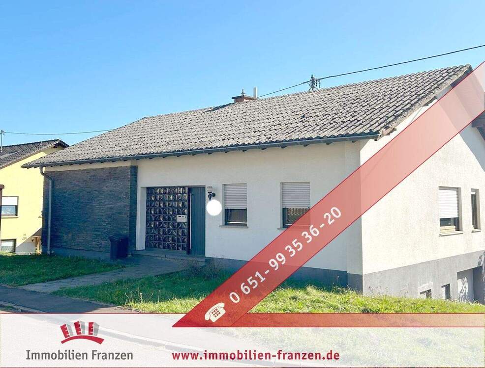 Thumbnail-Konz-Niedermennig: unterkellerter Bungalow - Heizung aus 2014, neue Fenster sind bestellt !