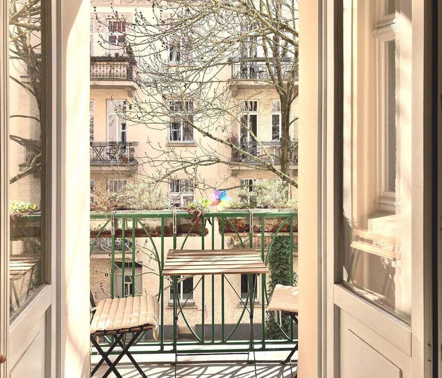 Thumbnail-Attraktive 3 ZKB-Jugendstilwohnung mit Balkon in Toplage von Kassel-Vorderer Westen-direkt am Bebelplatz