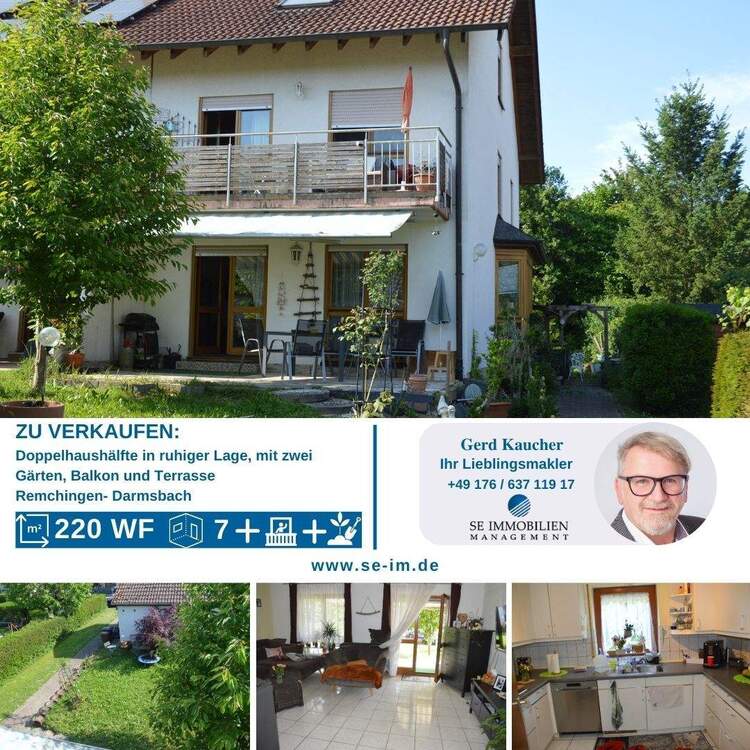 Thumbnail-Platz für die große Familie! Doppelhaushälfte-Doppelgarage-2 mal Garten & Terrasse und vieles mehr!