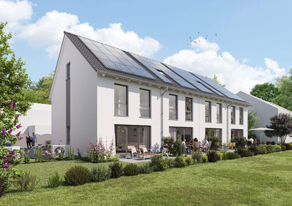 Thumbnail-Modernes Reihenendhaus im KfW 40-Standard inkl. Keller in der beliebten Heimstätten-Siedlung