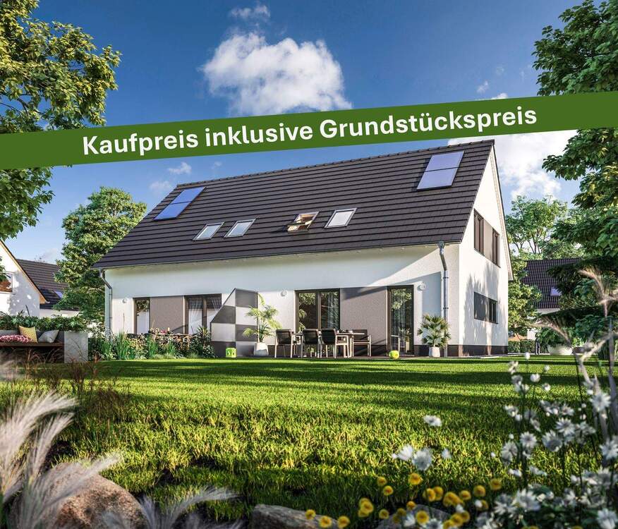 Thumbnail-Mit Grundstück: Unabhängigkeit & Nähe ideal kombiniert im Town & Country Doppelhaus in Spangenberg