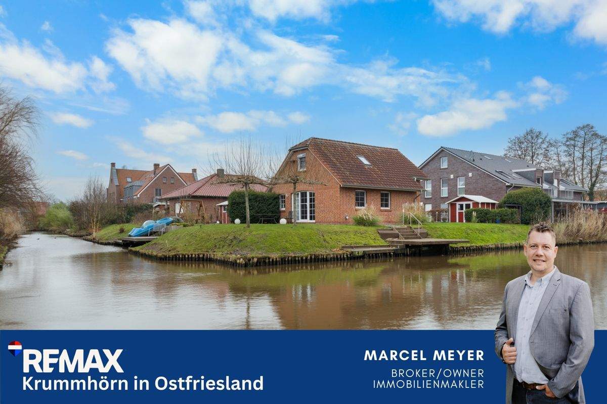 Thumbnail-# RESERVIERT # Seltenes Juwel in Greetsiel - Traumhaftes Einfamilienhaus in einzigartiger Wasserlag