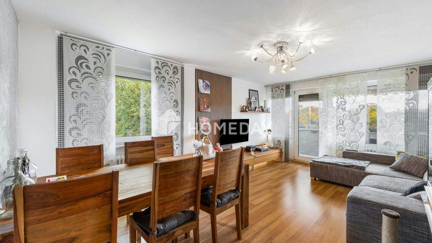 Thumbnail-Willkommen im Wohlfühlviertel: gepflegte 3-Zimmer-Wohnung mit Balkon