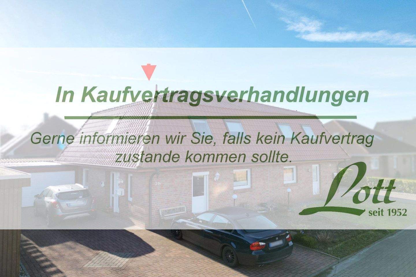 Thumbnail-+++ Vermietete Doppelhaushälfte mit Garage in gefragter Wohnlage von Augustfehn! +++