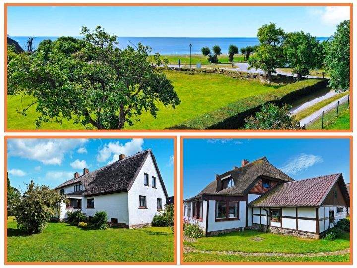 Thumbnail-Reetgedeckter Traum mit unverbautem Boddenblick - Historisches Anwesen!