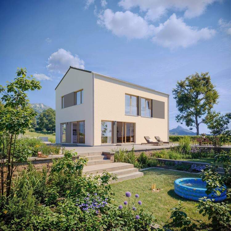 Thumbnail-Kettenhaus auf realem Bauplatz: Platz für die Familie, naturnah!