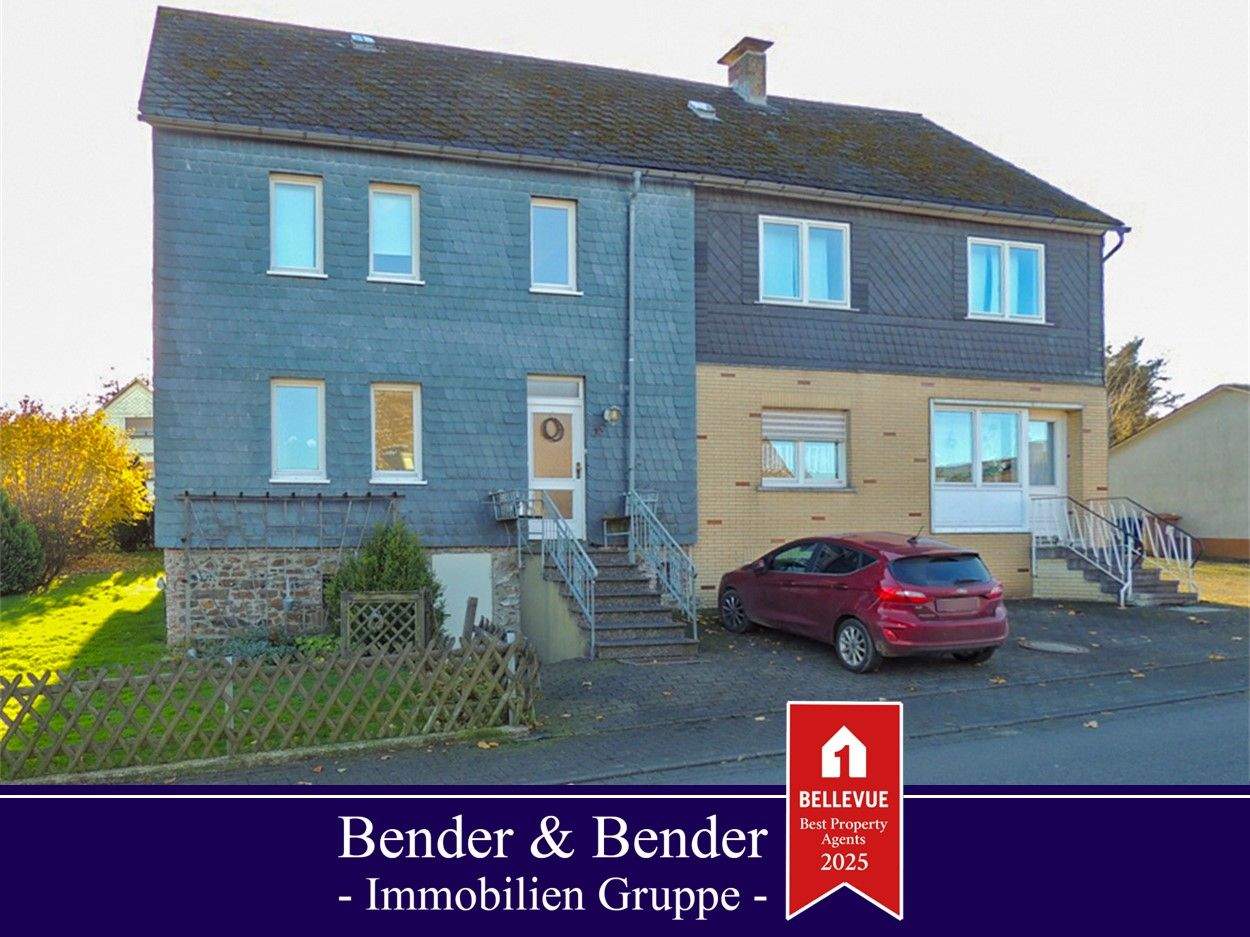 Thumbnail-Teilvermietetes Wohnhaus (3 WE) mit Garten und Fernblick in guter Ortsrandlage - nahe Daaden!