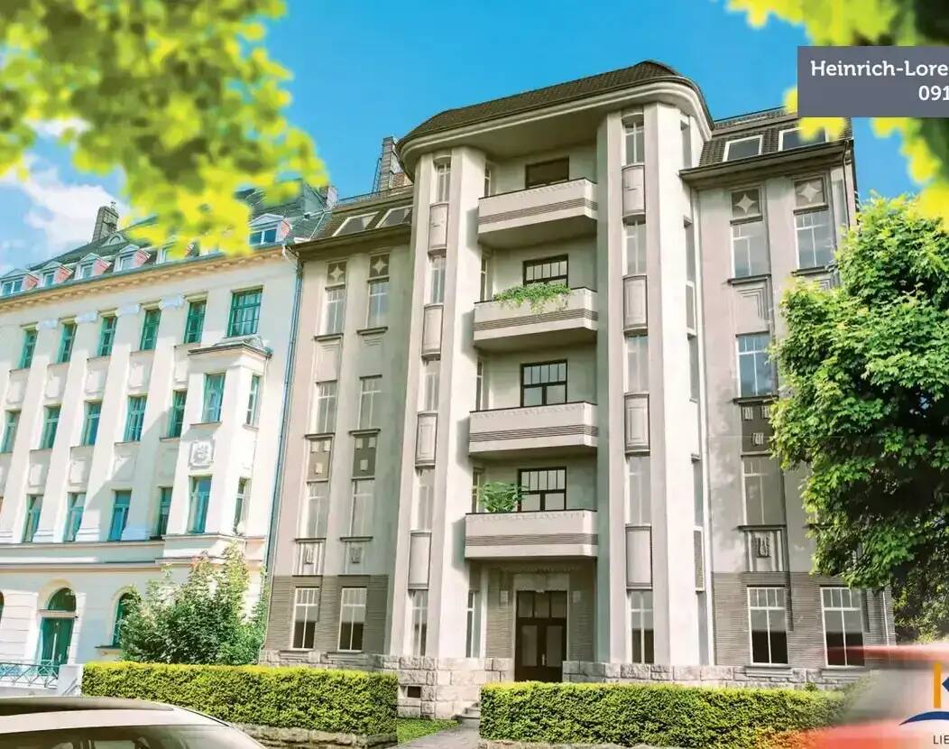 Thumbnail-NEUWERTIGE Wohnung mit Parkett, Fußbodenheizung, Balkon sowie Gartenanteil in Stadtparknähe!!!