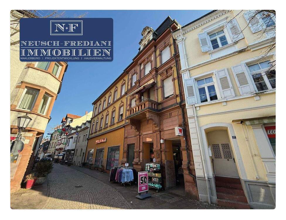 Thumbnail-RESERVIERT wegen KAUFZUSAGE! Wohn- und Geschäftshaus mit 15 Wohnungen und Top-Gewerbemieter im Zentrum von Lahr zu verkaufen