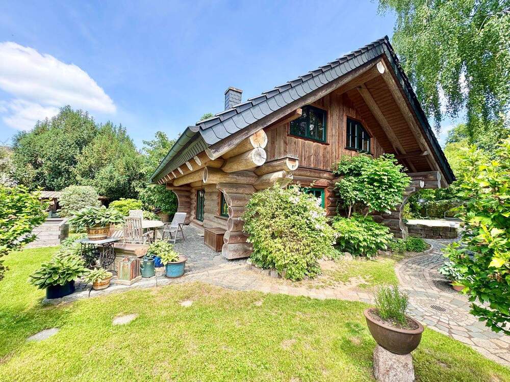 Thumbnail-Einzigartig! Naturstammhaus mit eigenem Gartenparadies! Grüner Luxus!