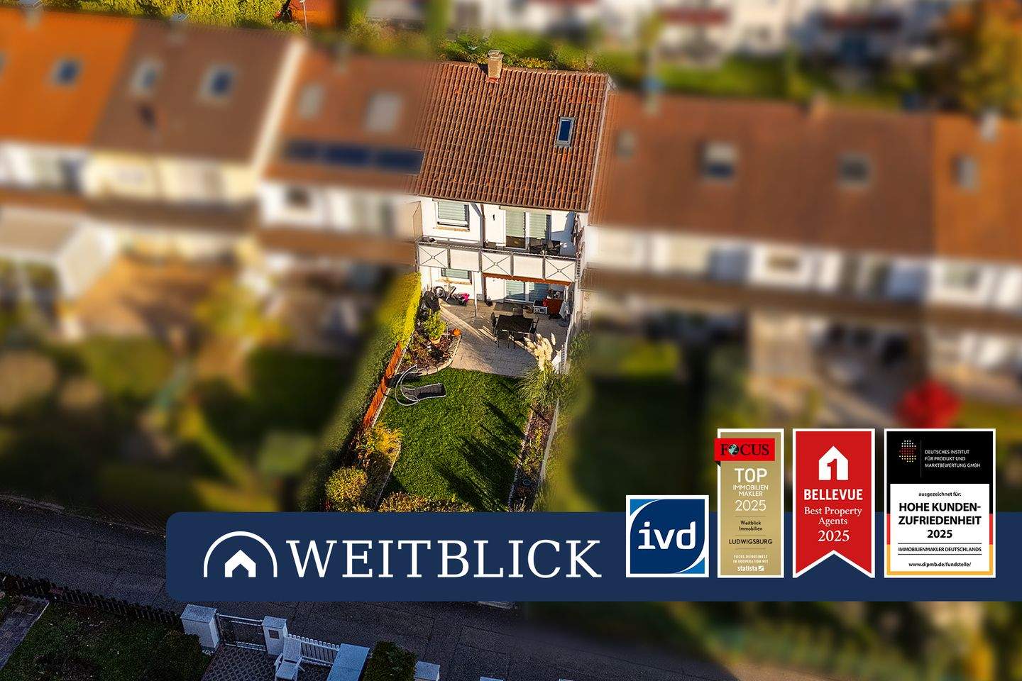 Thumbnail-WEITBLICK: Reihenhaus mit Wohlfühlgarten!