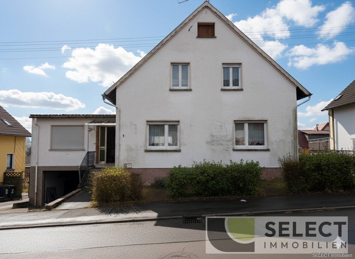 Thumbnail-Freistehendes Ein- bis Zweifamilienhaus mit Garten und Garage