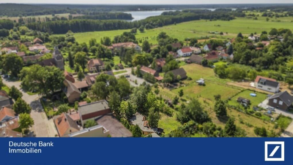 Vogelperspektive Umgebung, nahe Golfplatz und Seddiner See