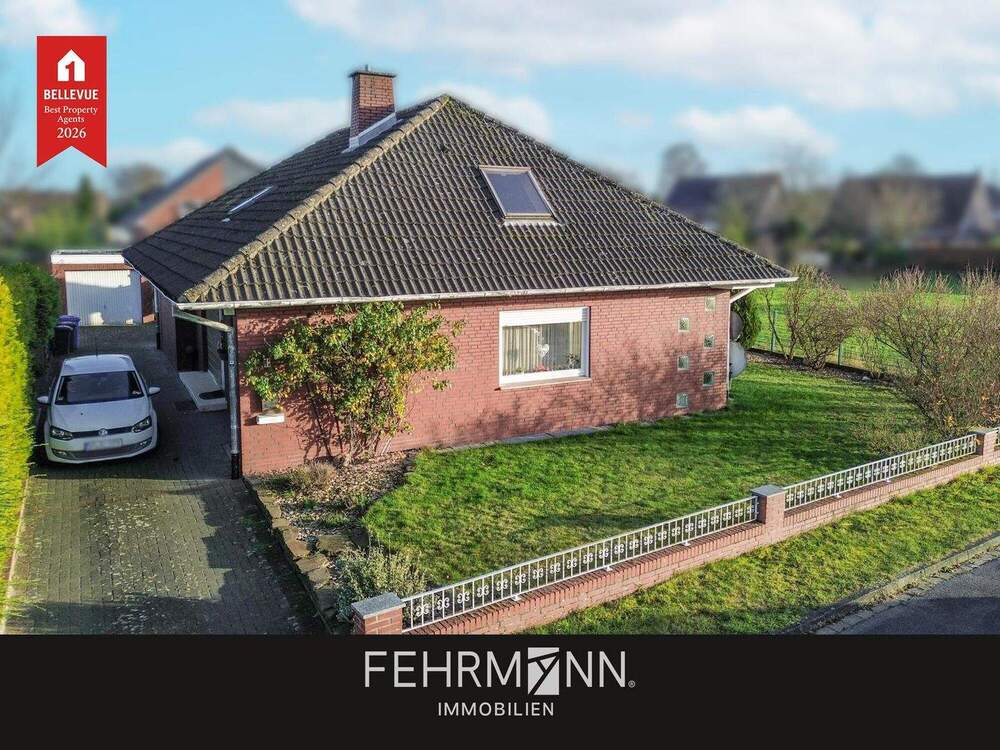 Thumbnail-Charmanter Bungalow mit Garage und großem Grundstück in Ochtrup