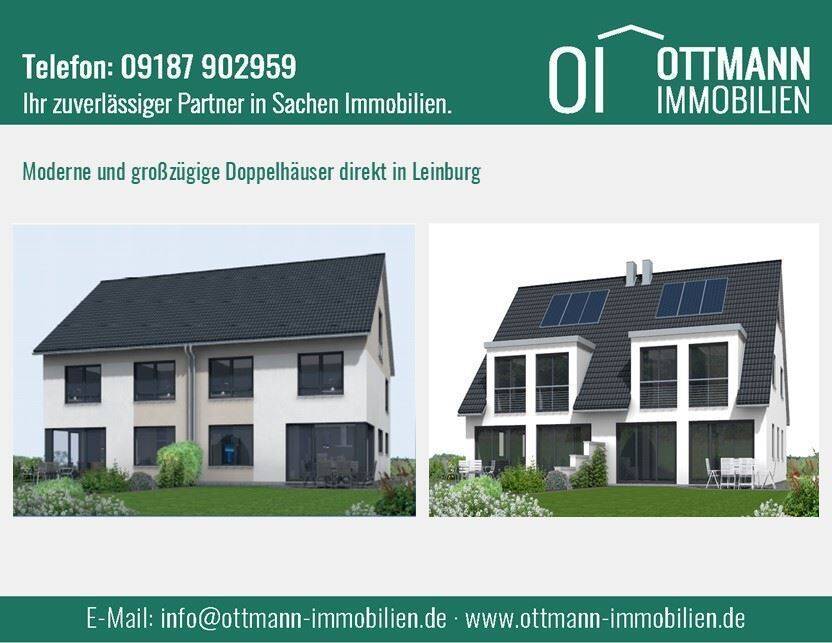 Thumbnail-NEUBAU von modernen Doppelhäusern mit traumhaftem Blick über Leinburg