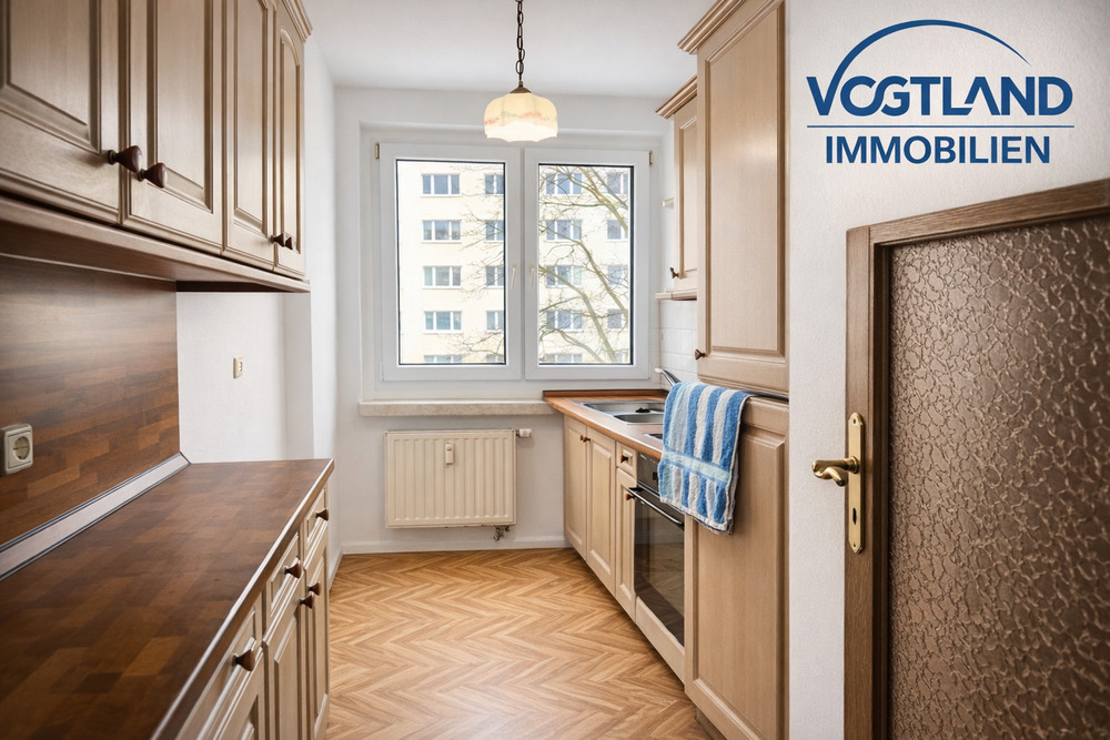 Thumbnail-Schöne 2-Raum-Wohnung mit Einbauküche in zentraler Lage