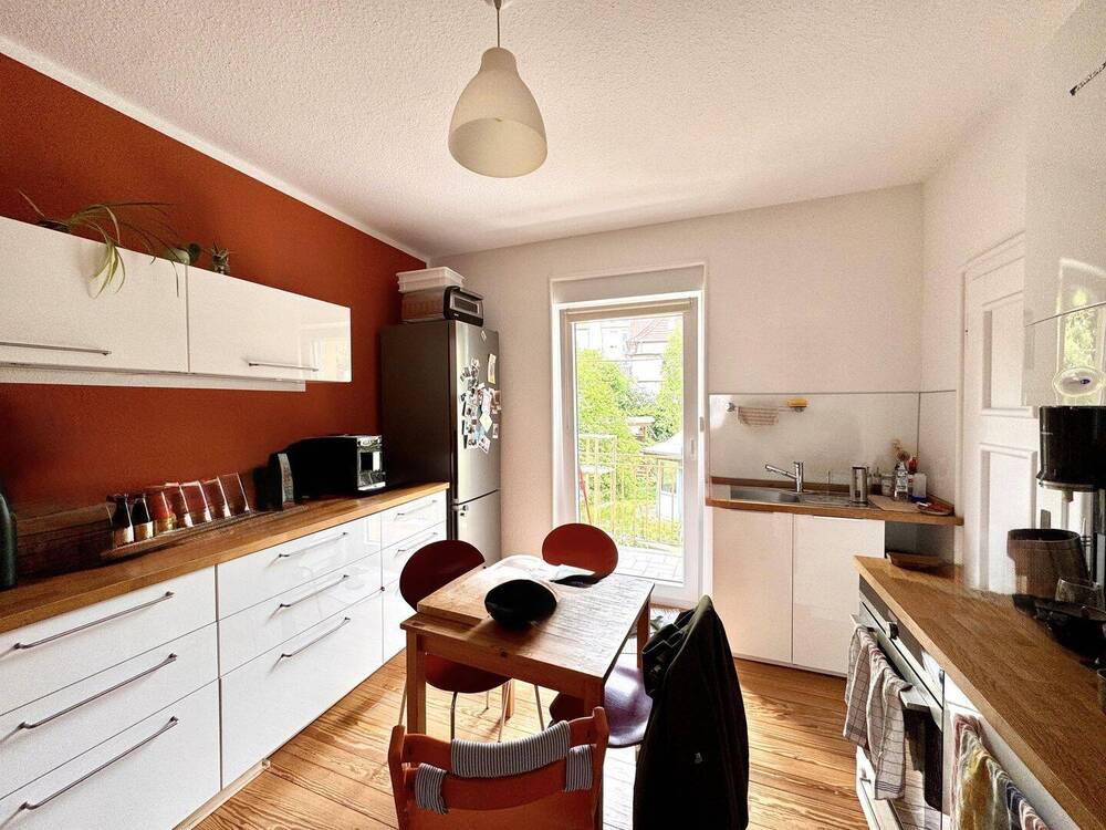 Thumbnail-KL-Nähe Stadtpark - Stilvolle, modernisierte 3-Zi.-Whg. mit Balkon u. Gartenmitbenutzung