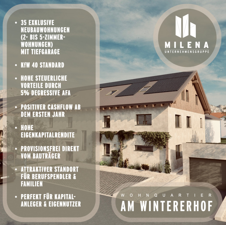 Thumbnail-... AIGNER - Quartier am Wintererhof - exzellente Neubauwohnung im 1.OG in gehobener Ausführung ...