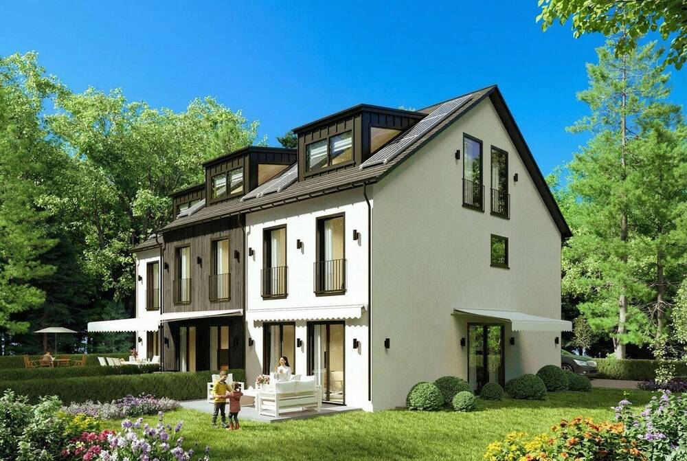 Thumbnail-Neubau-Reiheneckhaus mit 6 Zimmern & Südgarten in ruhiger 30er-Zone, Top-Anbindung, nahe BMW-Viertel