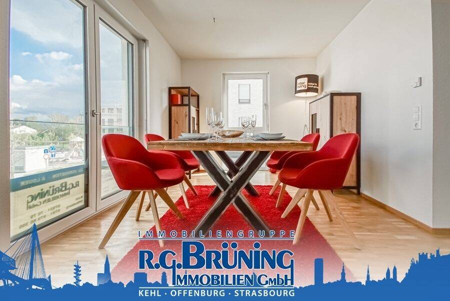 Thumbnail-Moderne 3-Zimmerwohnung mit Einbauküche in Kehl