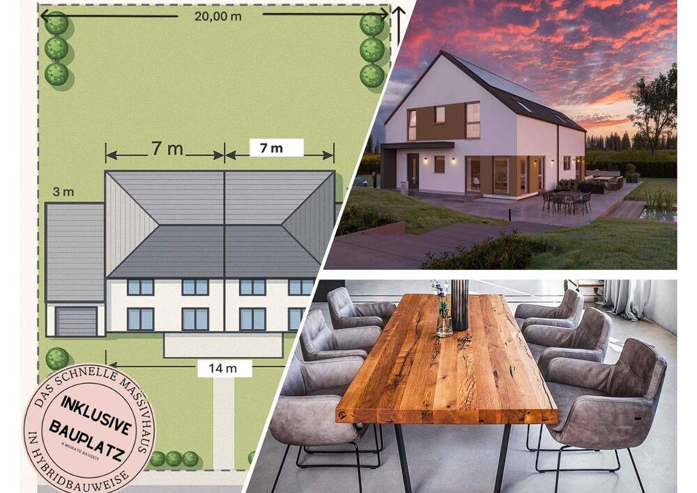 Thumbnail-Perfekte Harmonie: Haus, Grundstück & Finanzierung aus einer Hand.