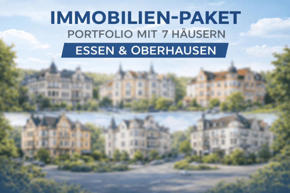 Thumbnail-Portfolio für Entwickler und Strategen: 7 Mehrfamilienhäuser in Essen und Oberhausen.