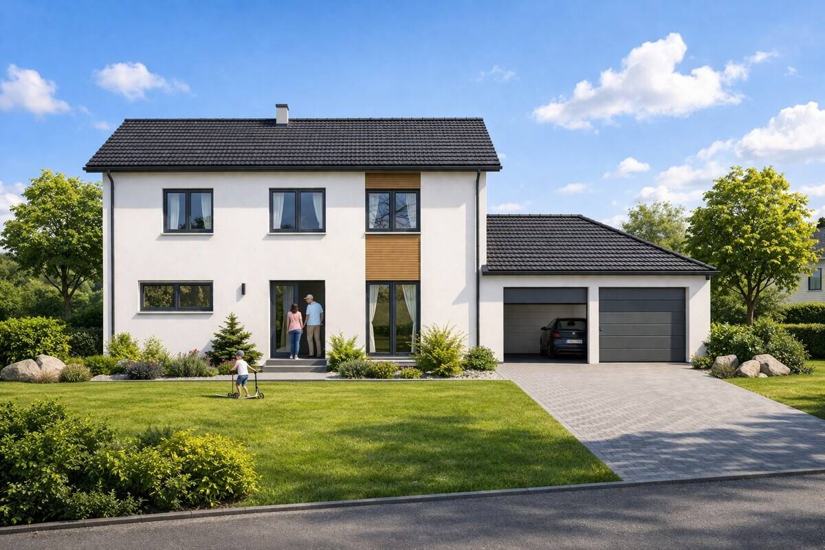 Thumbnail-Großzügiges Einfamilienhaus im Rohbau - gestalten Sie Ihr neues Zuhause