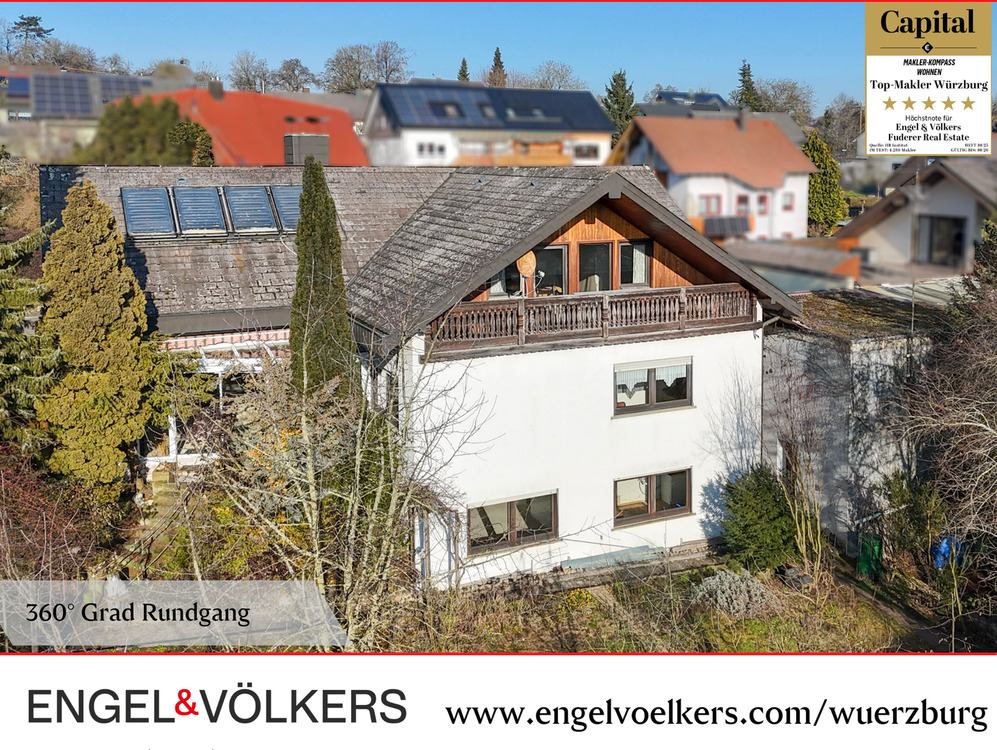 Thumbnail-Geräumiges Einfamilienhaus mit Einliegerwohnung und weiterem Ausbaupotenzial!