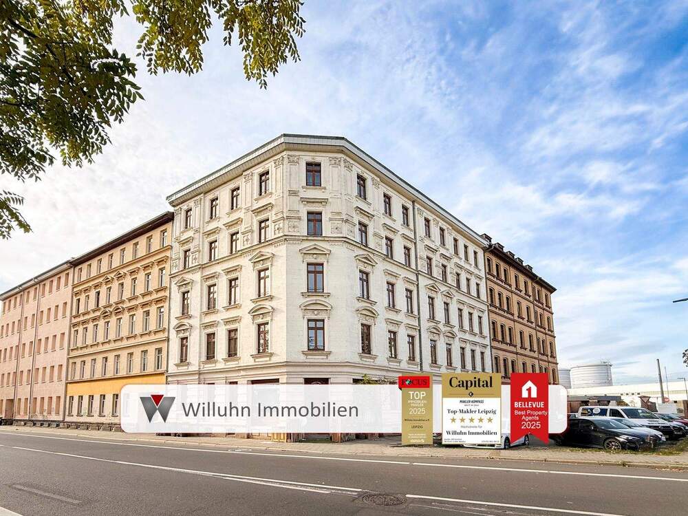 Thumbnail-Über den Dächern Leipzigs! Hochwertig renovierte 2-Zimmer Dachgeschosswohnung I sofort einziehen!