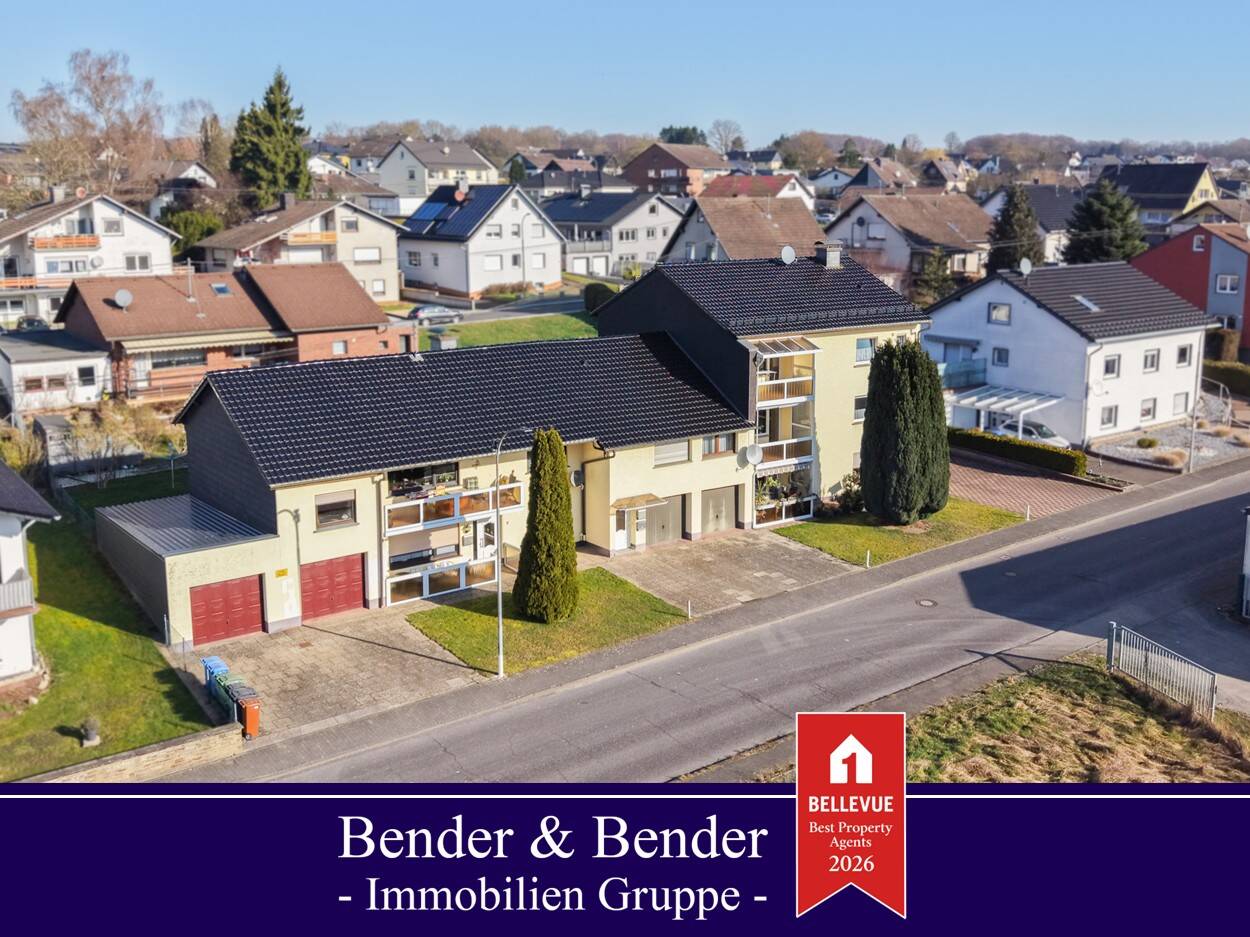 Thumbnail-TOP-ANGEBOT - 6 Parteienhaus mit 6 Garagen in zentraler, ruhiger Lage von Asbach zu verkaufen !!