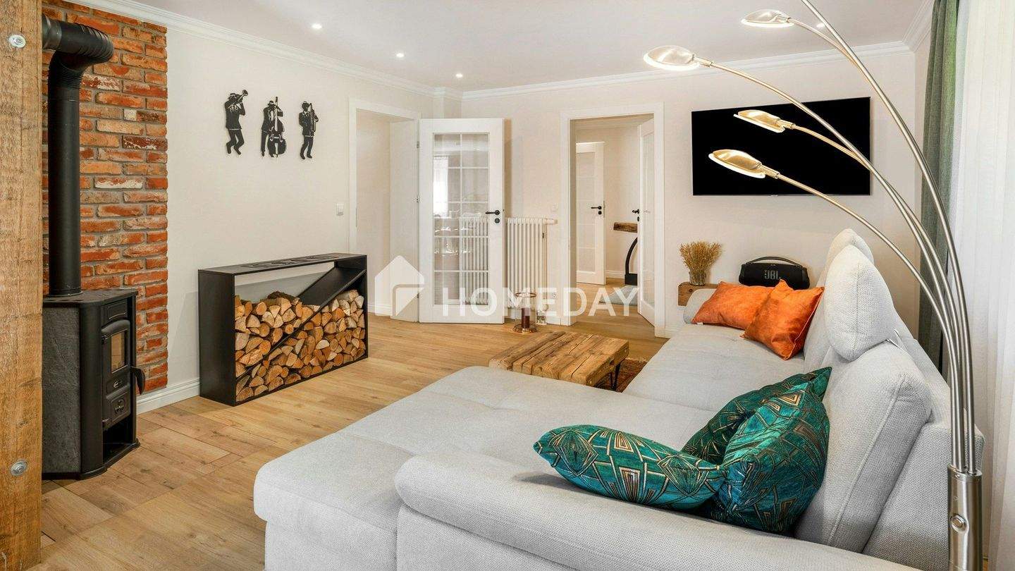 Thumbnail-Stilvoll wohnen im Grünen - kernsanierte DHH mit EBK und großem Grundstück in Neu Madlitz