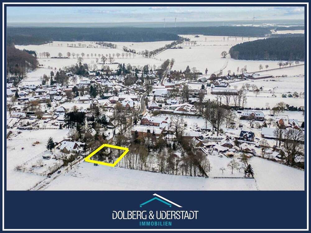 Thumbnail-1500m² Baugrundstück in der Lüneburger Heide, Feldrandlage und Sackgassenende