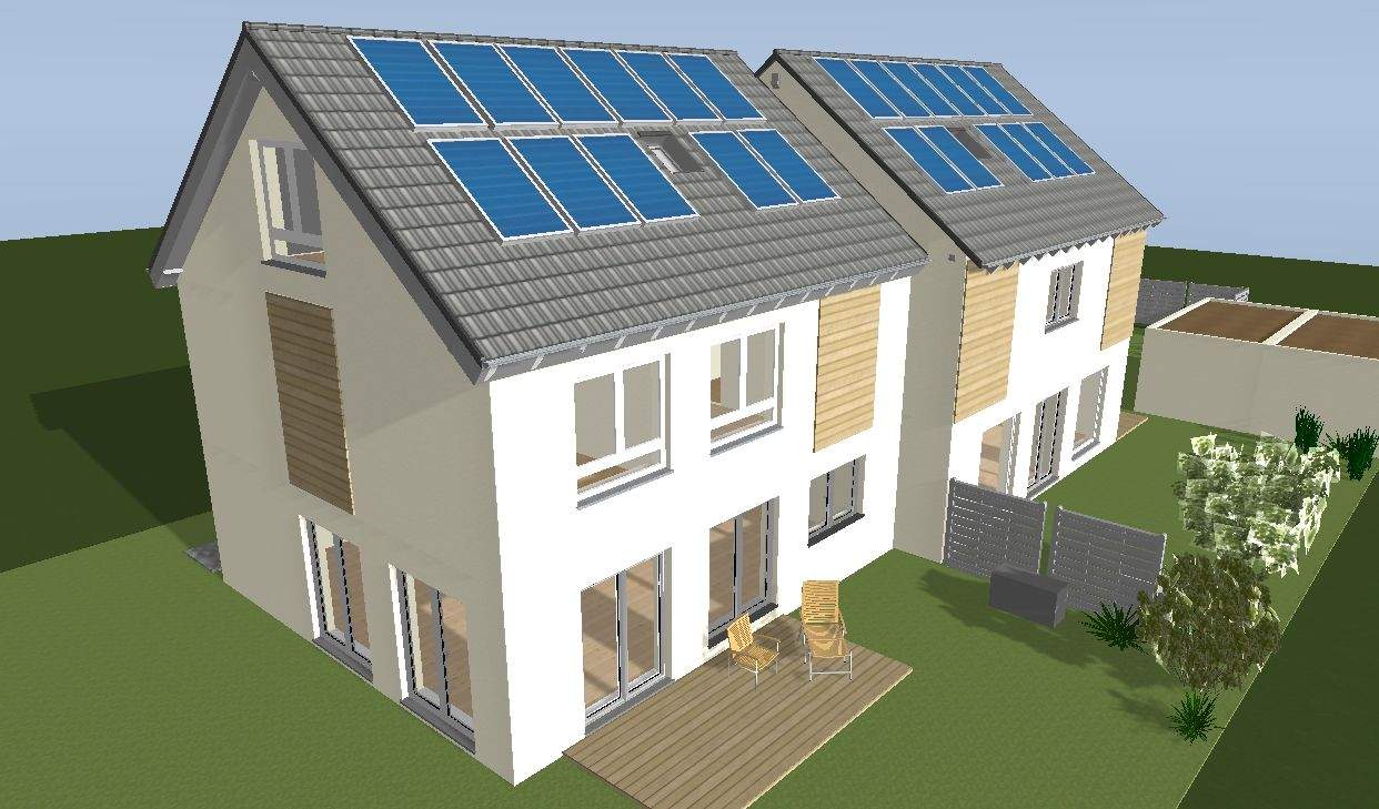 Thumbnail-Große DHH als KfW-40 Haus mit erheblichem Sparpotential durch KfW-Förderung